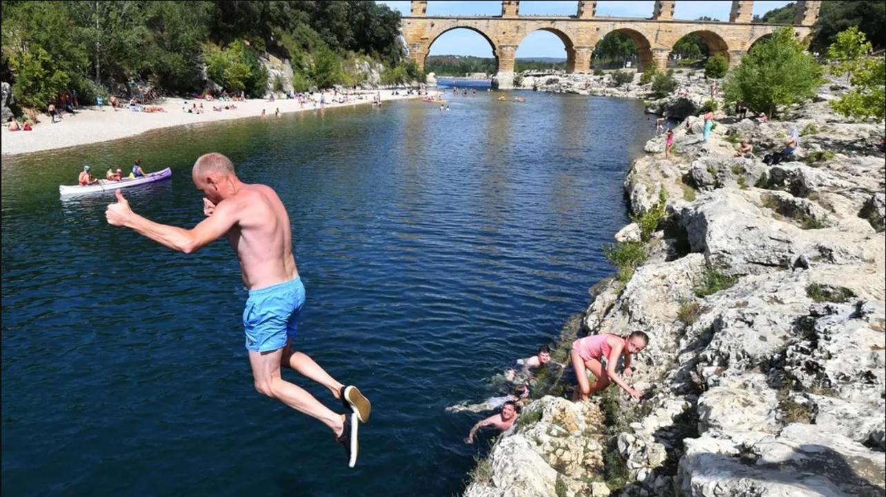 Tente Safari Au Pont Du Gard فير بونت دي غارد المظهر الخارجي الصورة